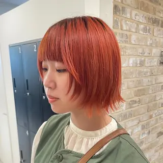 ショート カラー ハイトーン/ ウルフ/suzuhaのヘアスタイル
