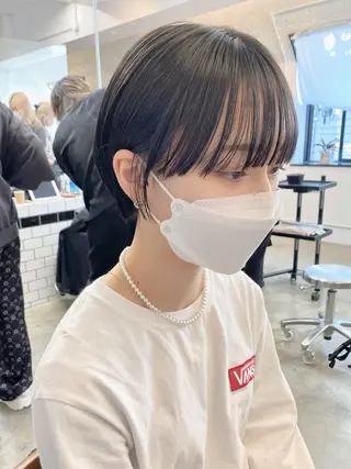 ショート カラー IVORY.所属・🟩くすみブラウン/ ショート/ボブ/大司のヘアスタイル