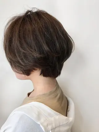ショート カラー wカラー 指名No1かけるのヘアスタイル
