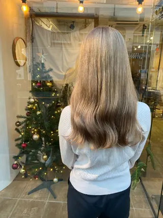 ロング カラー Joule銀座 石山あやのヘアスタイル