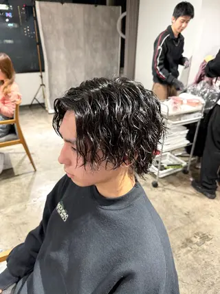 パーマ メンズ 骨格補正施術/メンズ 専門美容師/YUYAのヘアスタイル