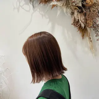 ミディアム 松本 玲菜のヘアスタイル