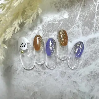 ネイル ⭐︎休業中の練習⭐︎ JNA認定講師髙橋のネイルデザイン