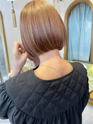 ミディアム カラー パーマ ✨髪質改善/レイヤー ✨川合佑哉のヘアスタイル