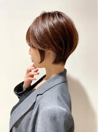 ショート happiness西大寺店所属・ショートショートボブ うるはのヘアスタイル