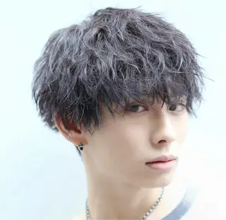 パーマ メンズ メンズ縮毛矯正/折羽 翔也のヘアスタイル