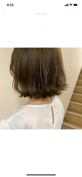 ショート 顔まわりカット/ 艶感カラー/sikiのヘアスタイル