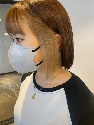 ショート カラー 🌼ハイライト透明感 🌼maiのヘアスタイル