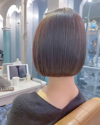 ショート ♥️ボブ韓国風ヘア ♥️久保田夢美のヘアスタイル