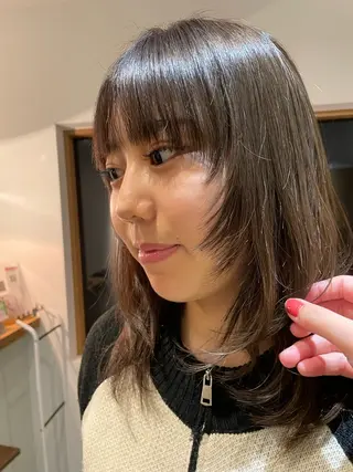ミディアム 🌈HAPPYになる hair🌈ユウカのヘアスタイル