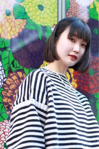 ショート パーマ 💙美髪救世主💙 関華蓮のヘアスタイル