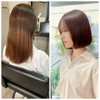 ショート パーマ ショートボブ縮毛矯正 髪質改善のプロ山道潤のヘアスタイル