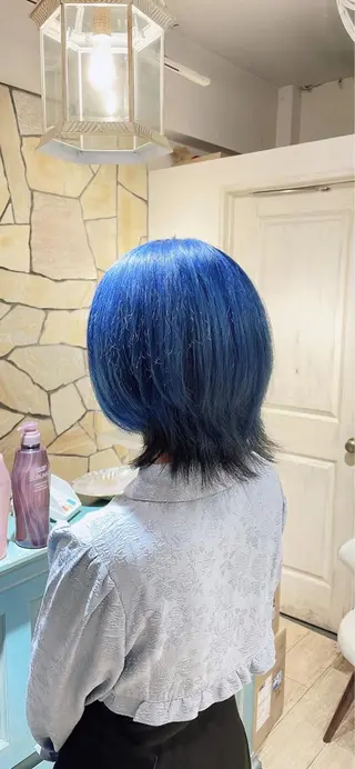 ミディアム カラー GO TODAY SHAiRE SALON 新宿店所属・Minami. 🩵 再現性特化ヘアのヘアスタイル