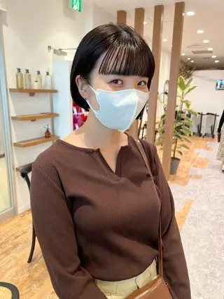 ショート 韓国風デザイン 💐MIZUKI💐のヘアスタイル