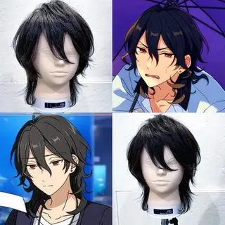 ミディアム カラー ヘアアレンジ アニメ髪・ウルフ🦇 樋口莉夏のヘアスタイル