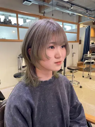 ミディアム カラー DEUCE HAIR所属・DEUCE　ヤマミヤ ヒロキ🌿のヘアスタイル