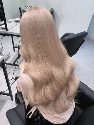 カラー 🐬透明感カラー/ ハイトーン/ユウ🐬のヘアスタイル