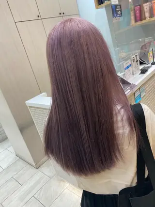 ロング カラー コテ巻き風パーマ✨ かつみのヘアスタイル