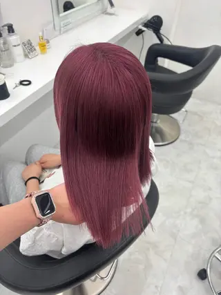 カラー かわいい艶髪🤍 れいな🤍のヘアスタイル