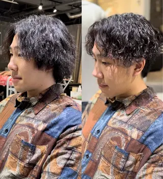 ミディアム 似合わせスタイル 山本風太のヘアスタイル