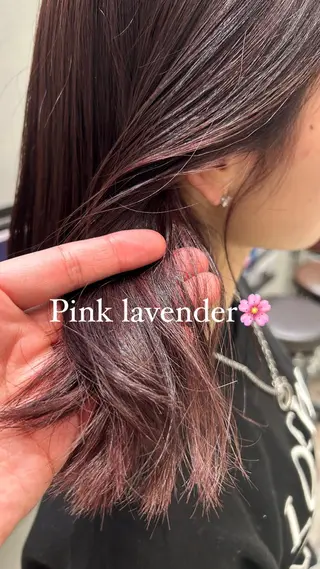 セミロング k-twoあべのキューズモール店所属・k-two☁あべの/ 艶感カラー/Touaのヘアスタイル