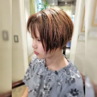 ショート カラー CREATION所属・Artist 和田 エスケのヘアスタイル