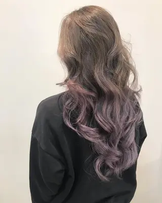 ロング カラー レイヤーカット/艶髪 🎀笠原 優花🎀のヘアスタイル