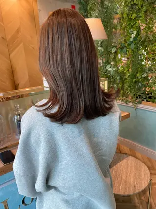 ミディアム 山本翔一郎 韓国顔周りレイヤーのヘアスタイル