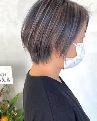 ショート カラー 谷合 貴志のヘアスタイル
