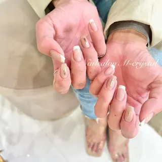 ミディアム Nailsalon M-crystalのネイルデザイン