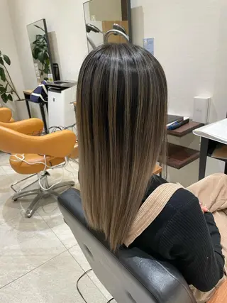 ロング カラー AGU hair vigor 三条店所属・AGU 三条店 林　雄のヘアスタイル