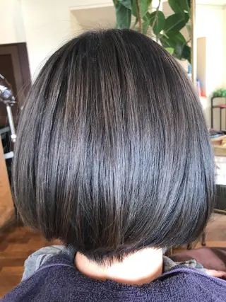 ミディアム カラー 大嶋 宏隆のヘアスタイル