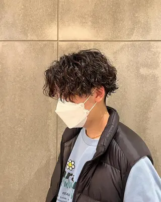 ショート パーマ メンズ 瀧野 翔吾【メンズ特化】のヘアスタイル