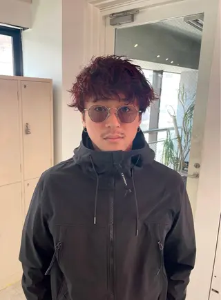 メンズ 艶 ハイトーン✨ユキノのヘアスタイル