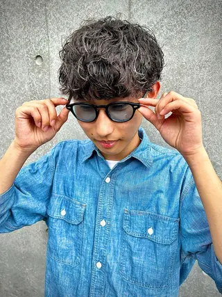 パーマ メンズ beauty   resort akahige所属・山田 太陽のヘアスタイル