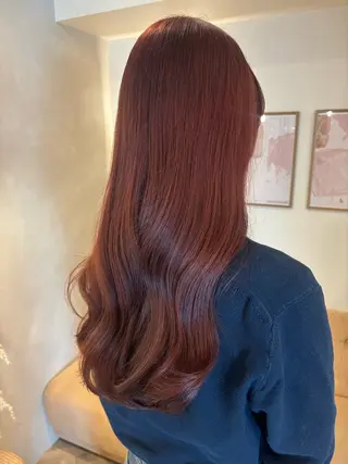 ロング カラー 暖色/ミルクティー/ レイヤー/yuriaのヘアスタイル