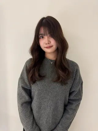 ロング レイヤー/ボブ /韓国風/清水凜のヘアスタイル