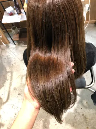 ロング カラー 舘野 太嘉宏のヘアスタイル