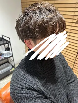 パーマ メンズ 落合　眺 (オチアイ　ノゾミ)のヘアスタイル