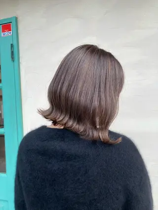 ミディアム カラー Trill所属・縮毛矯正/髪質改善 /SATOKOのヘアスタイル