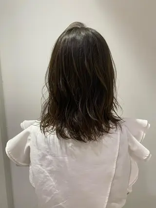 ミディアム カラー ヘアアレンジ 福壽 優奈のヘアスタイル