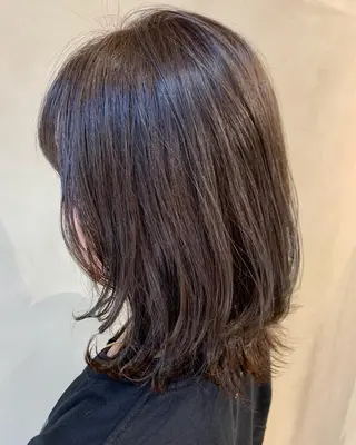セミロング カラー 髪質改善支持率 No. 1✨mayuのヘアスタイル