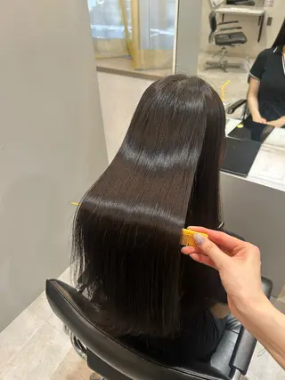 ロング 柔らか縮毛矯正/ボブ /Bonheur北林のヘアスタイル