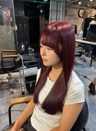 カラー 縮毛矯正モデル募集中 RIRIKAのヘアスタイル