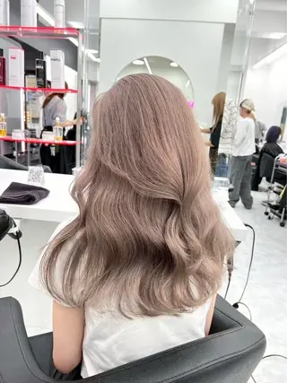 ロング カラー トレンドカラー🩵 羽衣🎀横浜🪄ྀིのヘアスタイル