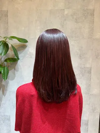 セミロング 多田 葉月のヘアスタイル
