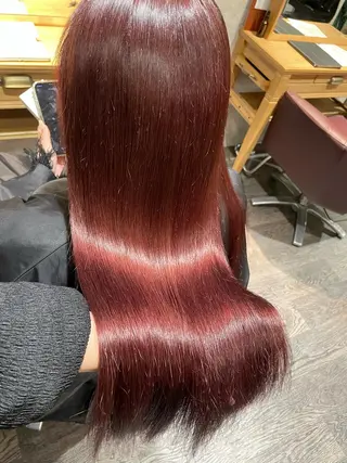 ロング 🦄艶カラー×韓国 NANA💎🐬のヘアスタイル