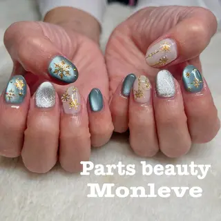 ネイル Monleve🩵 Sayaka🌈のネイルデザイン