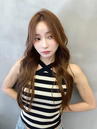 ロング 郁弥モテショート💕 韓国レイヤー🇰🇷のヘアスタイル
