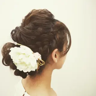 ロング ヘアアレンジ 永岡 鉄平のヘアスタイル